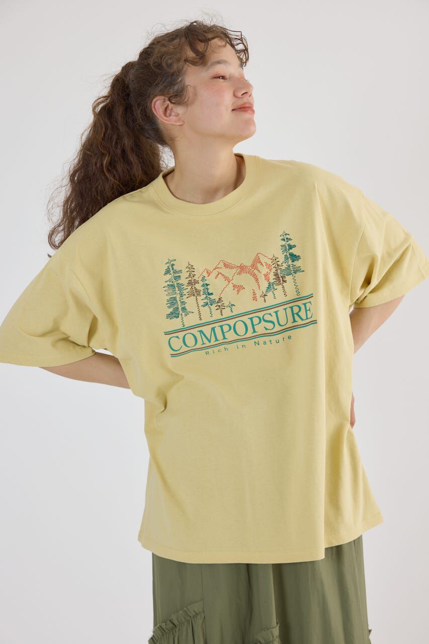 RODEO CROWNS「Embroidery motif Tシャツ」|Tシャツ・カットソー|YEL