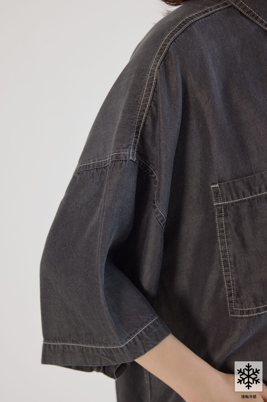 RODEO CROWNS「クールデニムビッグシャツ」|シャツ・ブラウス|