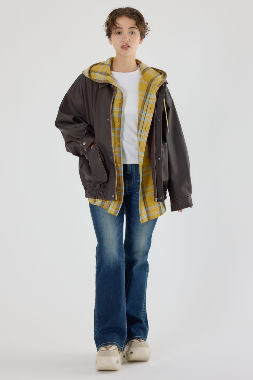 RODEO CROWNS「ヴィンテージフェイクレザーブルゾン」|その他|