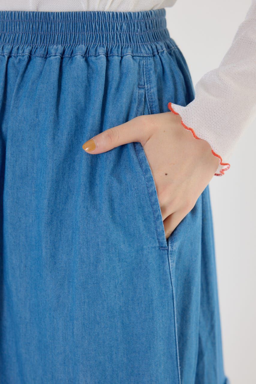 RODEO CROWNS「アシメティアードデニムスカート」|スカート|