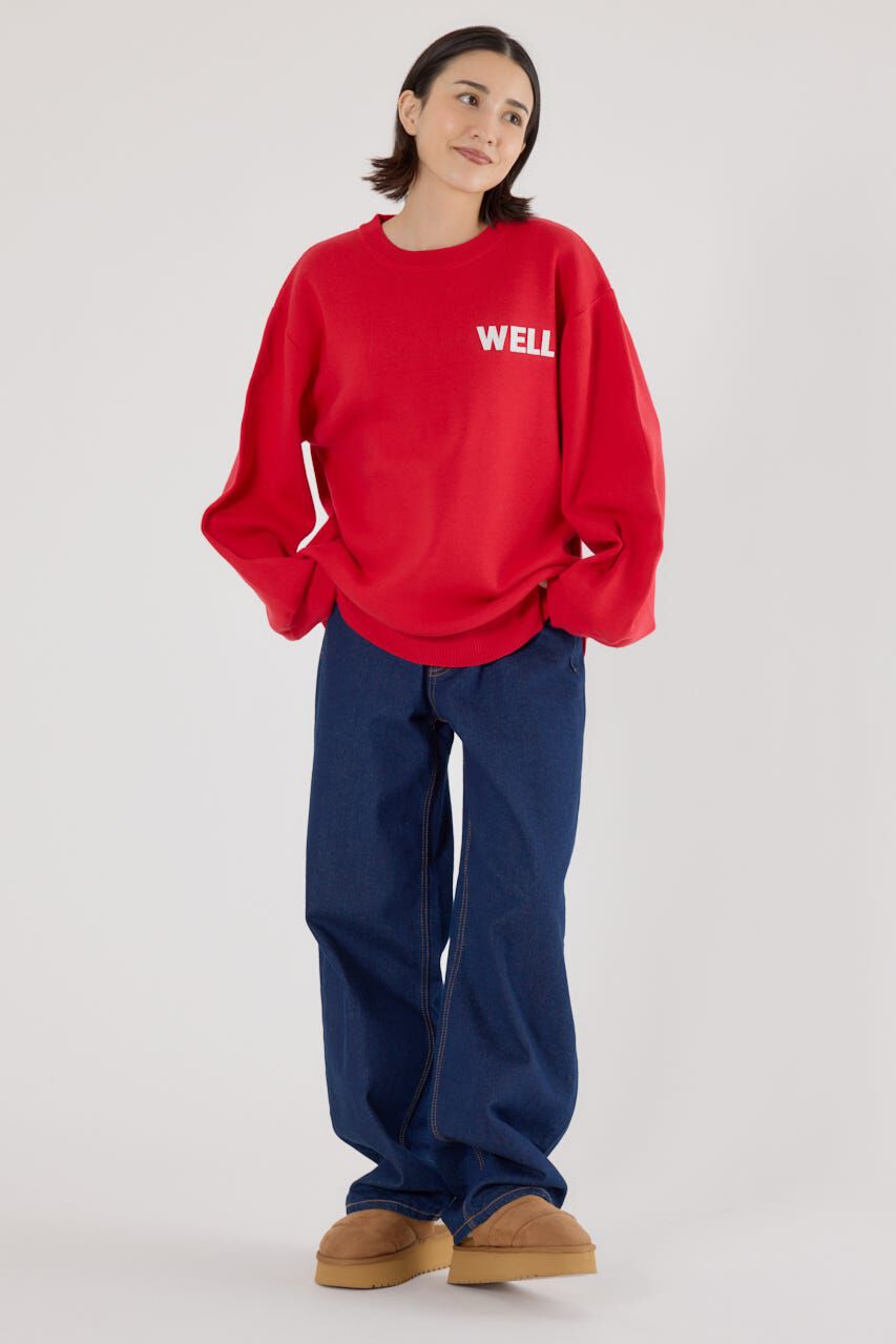 RODEO CROWNS「フェルトアップリケニットトップス」|ニット・セーター|