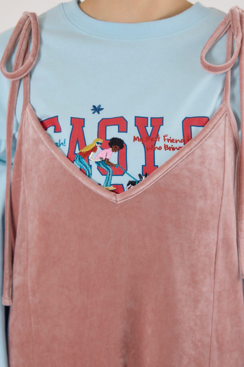 RODEO CROWNS「ベロアキャミワンピース」|ワンピース|