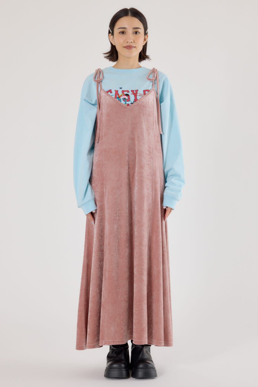 RODEO CROWNS「ベロアキャミワンピース」|ワンピース|