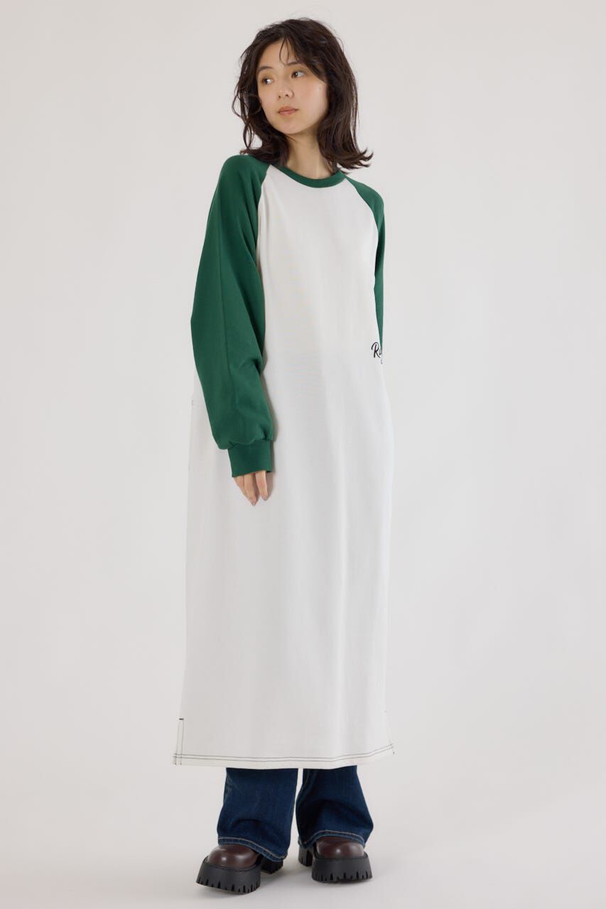 RODEO CROWNS「ラグランカラーステッチワンピース」|ワンピース|