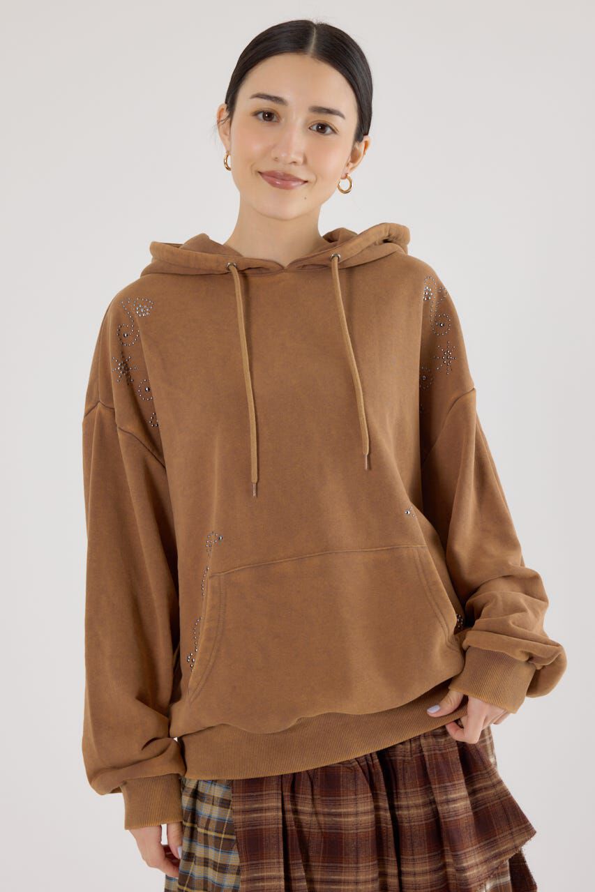 RODEO CROWNS「スタッズパーカー」|パーカー|BRN