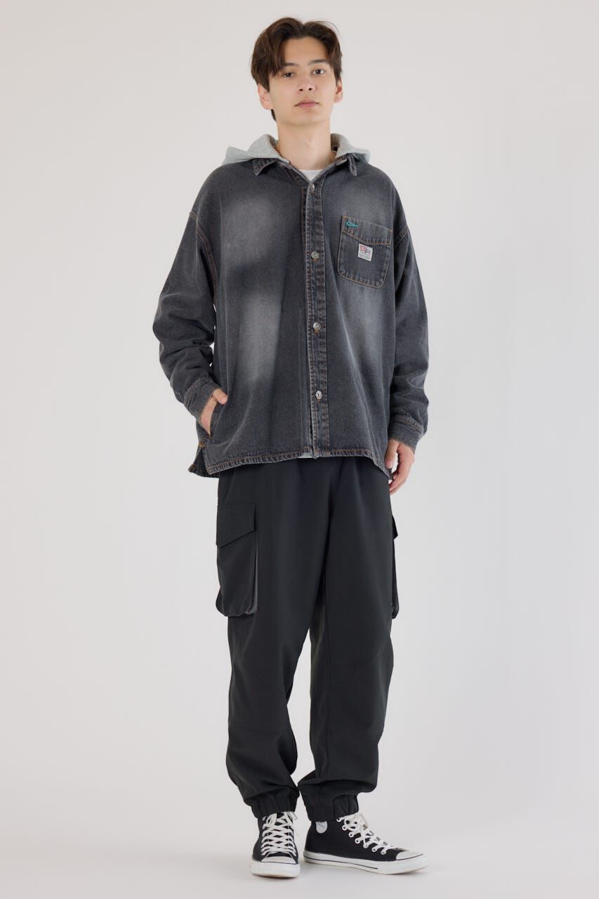 RODEO CROWNS「フーデッドデニムシャツジャケット」|その他|