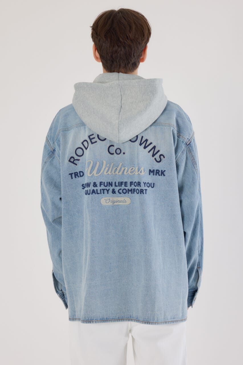 RODEO CROWNS「フーデッドデニムシャツジャケット」|その他|