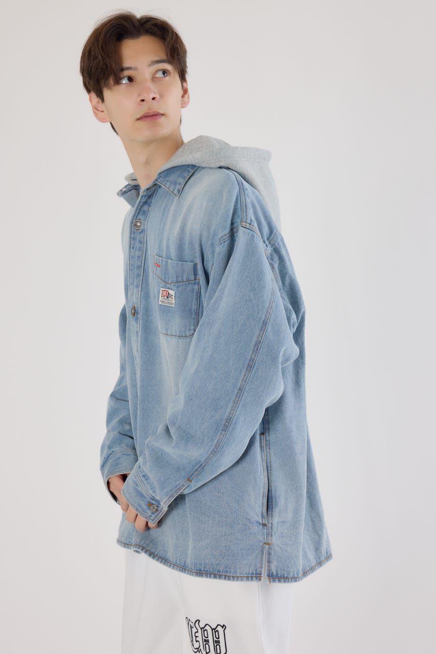 RODEO CROWNS「フーデッドデニムシャツジャケット」|その他|