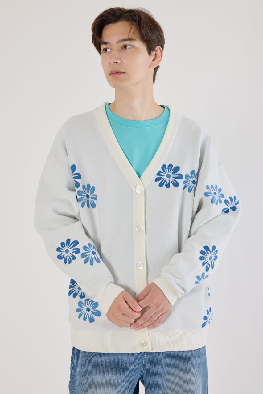 RODEO CROWNS「フォーリングフラワーニットカーディガン」|カーディガン|