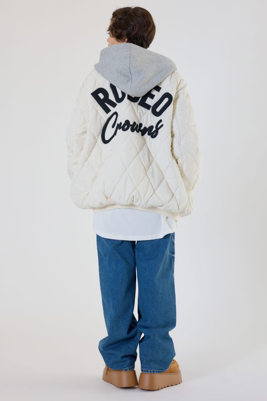 RODEO CROWNS「キルティングフードブルゾン」|ブルゾン・スタジャン|