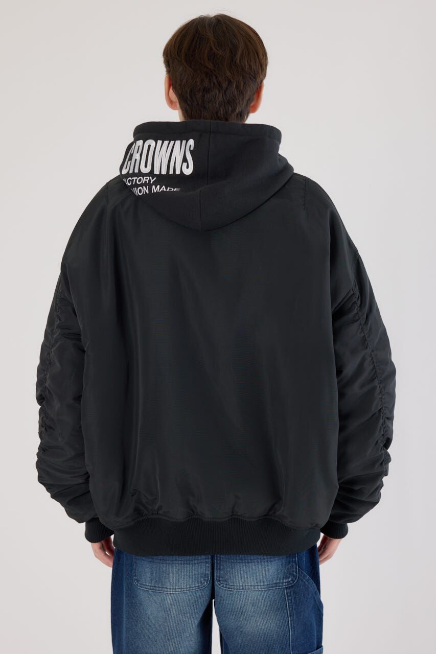 RODEO CROWNS「フーディーMA-1」|ブルゾン・スタジャン|