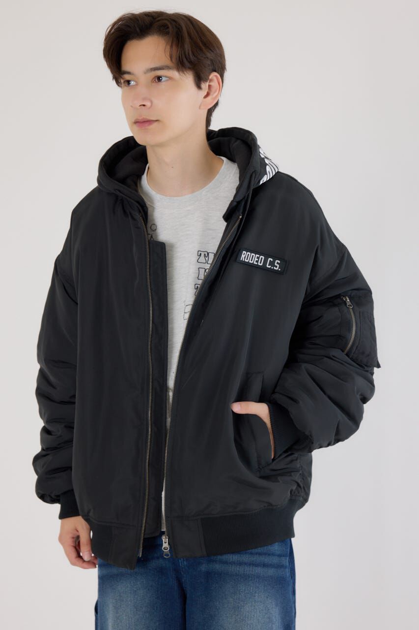 RODEO CROWNS「フーディーMA-1」|ブルゾン・スタジャン|