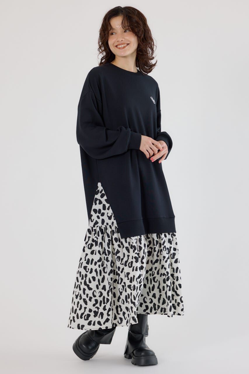 RODEO CROWNS「アニマルパターンドッキングワンピース」|ワンピース|