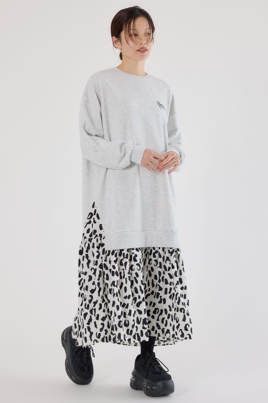 RODEO CROWNS「アニマルパターンドッキングワンピース」|ワンピース|