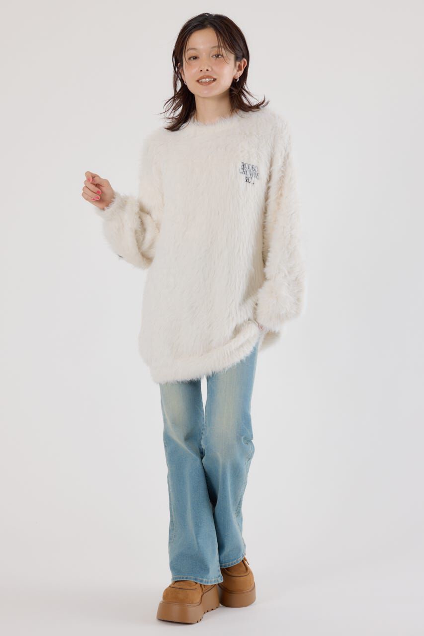 RODEO CROWNS「シャギーロゴニットワンピース」|ワンピース|