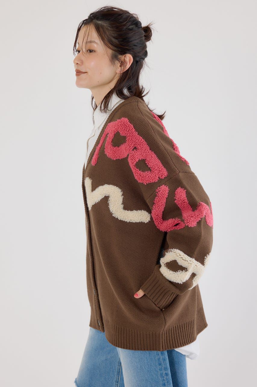 RODEO CROWNS「LETTER LOGOニットカーディガン」|カーディガン|