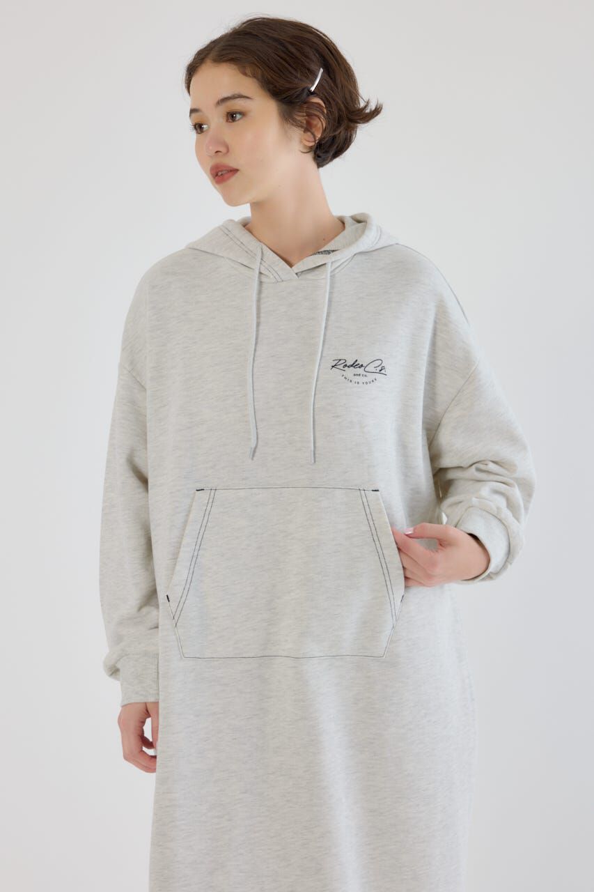 RODEO CROWNS「RCSカラーステッチパーカーワンピース」|ワンピース|