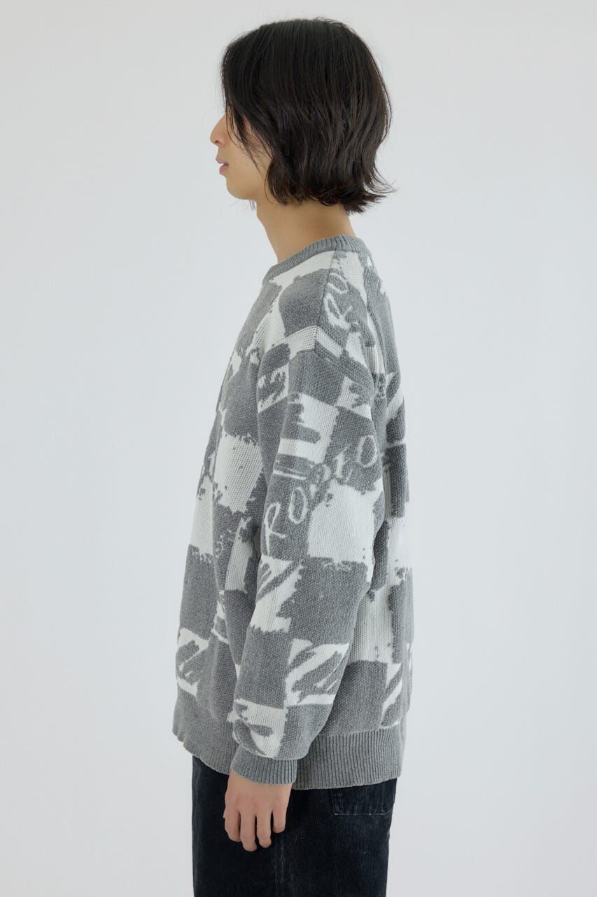 RODEO CROWNS「ブロークンチェックニット」|ニット・セーター|