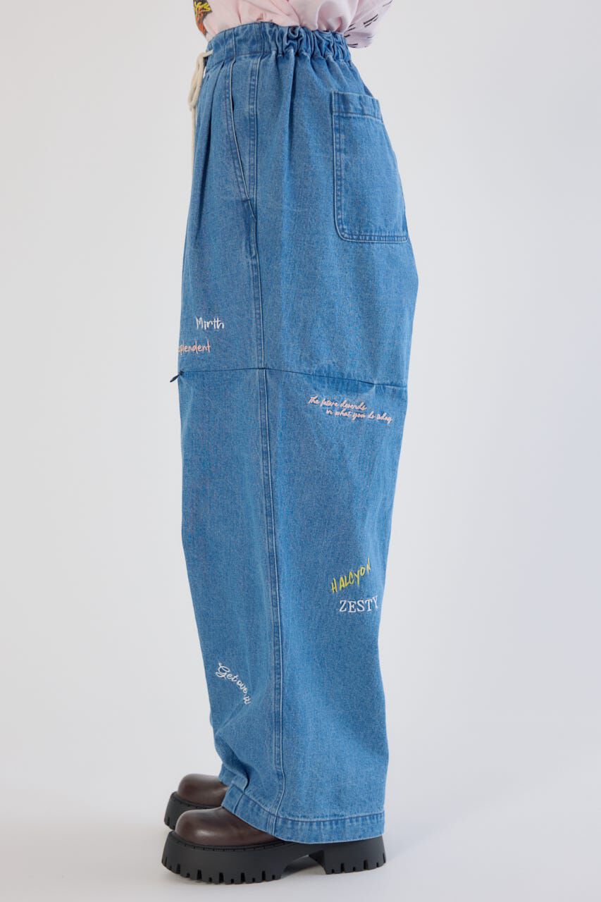 RODEO CROWNS「embroideryサイドジップパンツ」|その他|