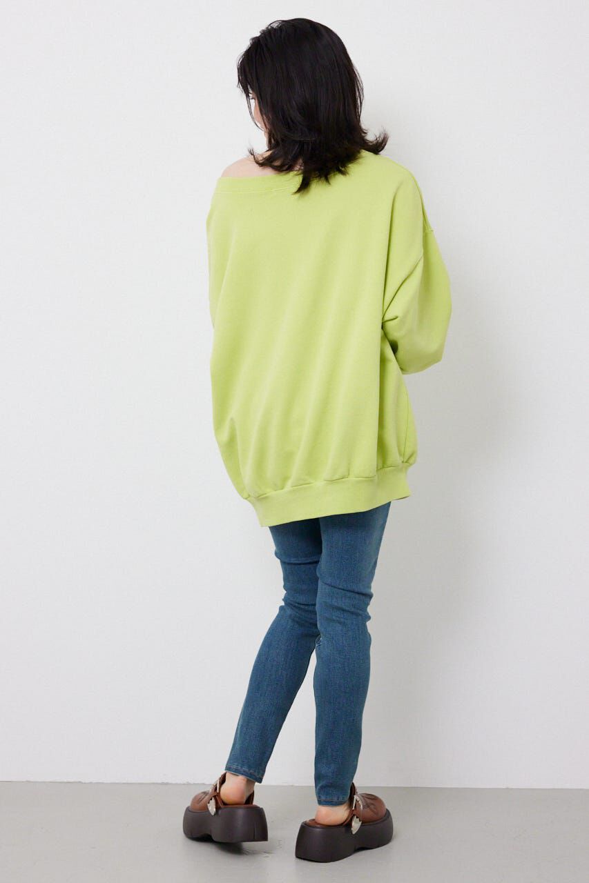 RODEO CROWNS「オフショルダースウェットトップス」|パーカー|