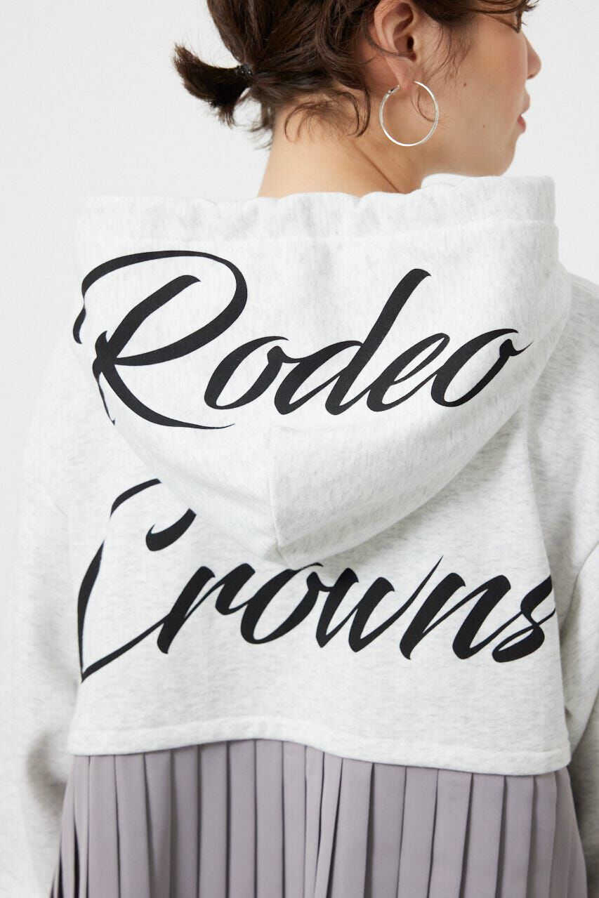 RODEO CROWNS「バックプリーツロゴパーカー」|パーカー|