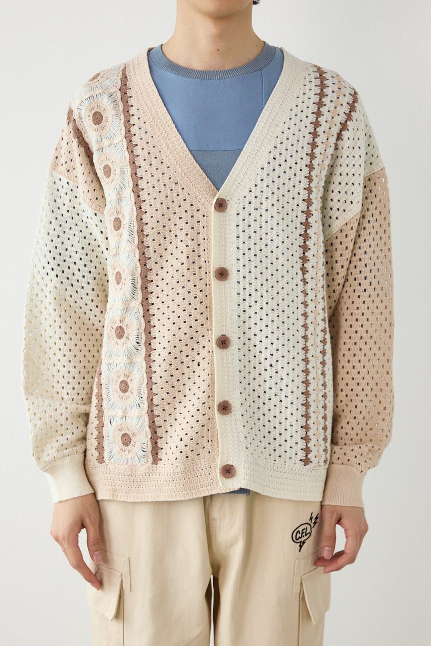 RODEO CROWNS「ランダムクロシェカーディガン」|カーディガン|