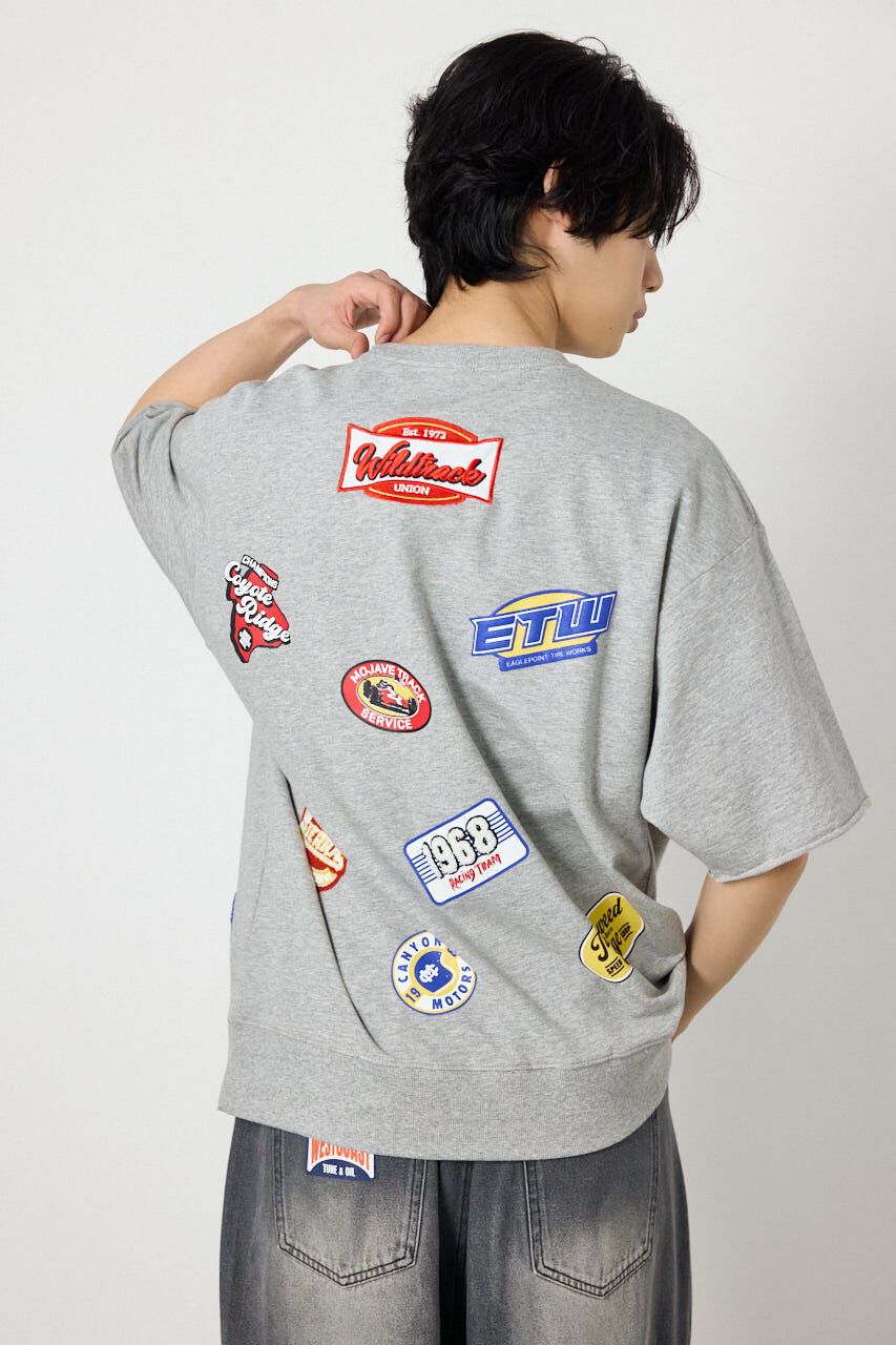 RODEO CROWNS「カスタムワッペン半袖スウェット」|Tシャツ・カットソー|