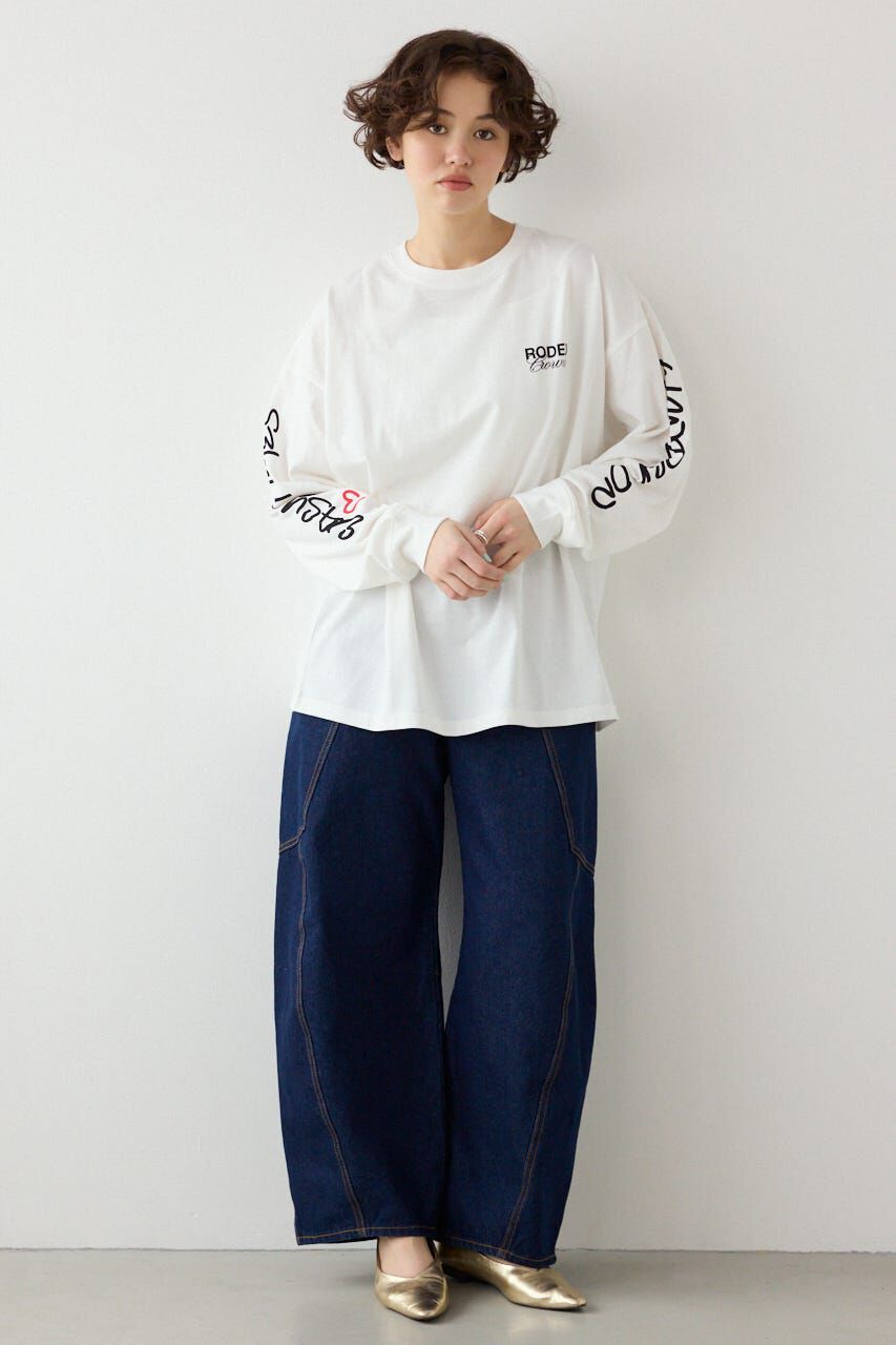 RODEO CROWNS「パッチデザインロングスリーブ Tシャツ」|Tシャツ・カットソー|