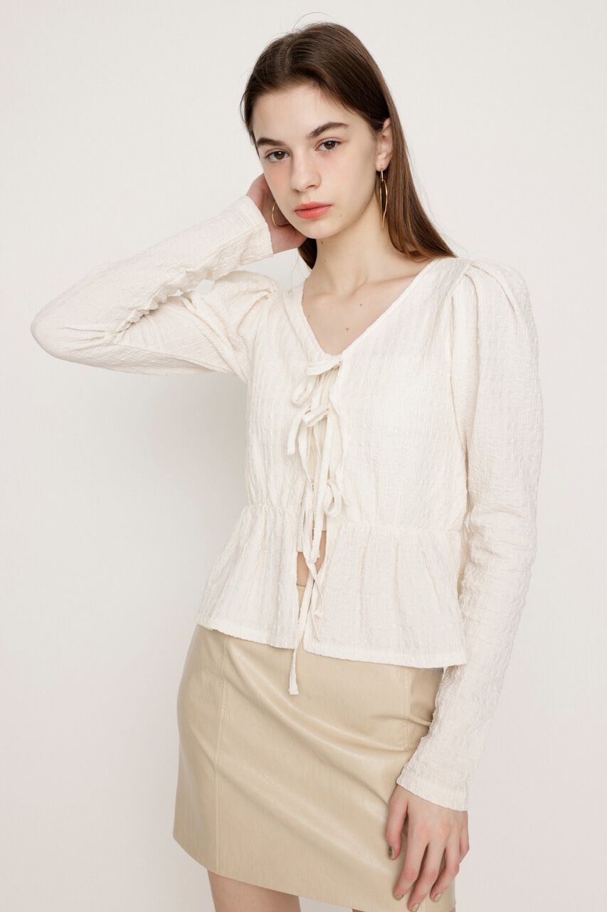 SLY「2WAY SWELLING JQ PUFF トップス」|Tシャツ・カットソー|