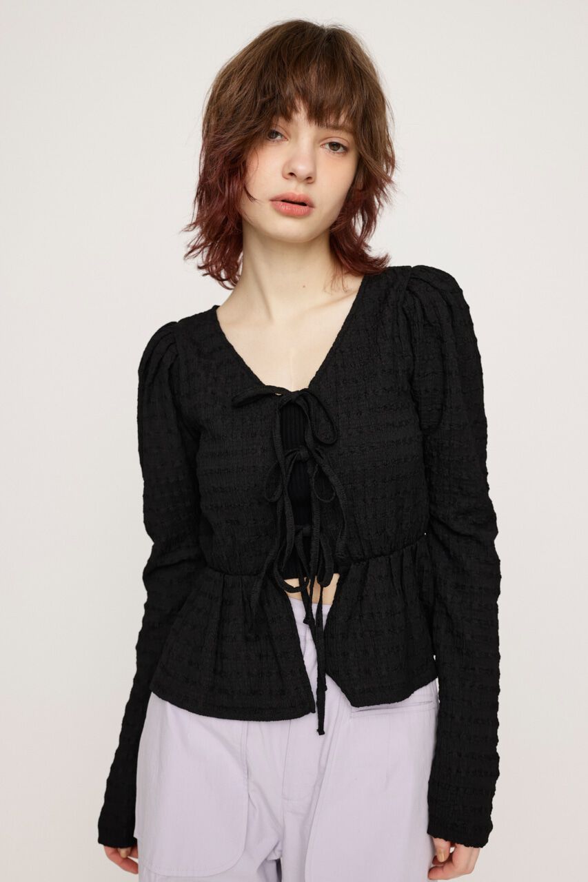 SLY「2WAY SWELLING JQ PUFF トップス」|Tシャツ・カットソー|