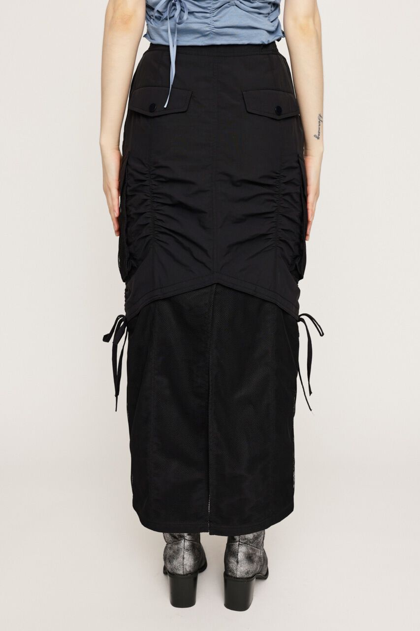 SLY「MESH DOCKING MILITALY スカート」|スカート|