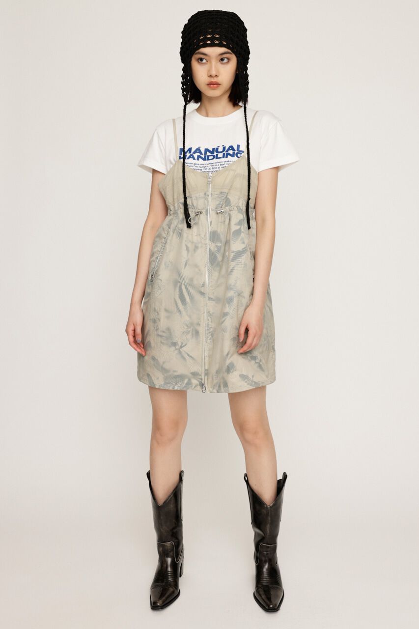 SLY「SHEER CAMI ZIP ドレス」|ワンピース|