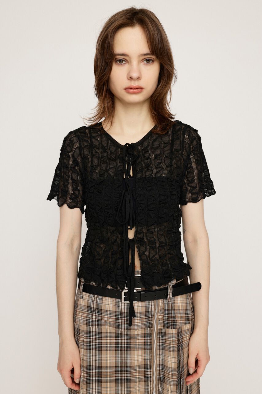 SLY「SHEER 2WAY トップス」|ニット・セーター|