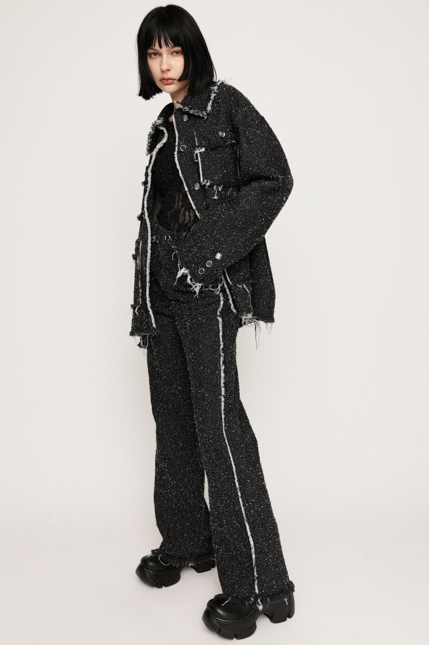 SLY「GRAIN TWEED JW PT-BE」|デニム|