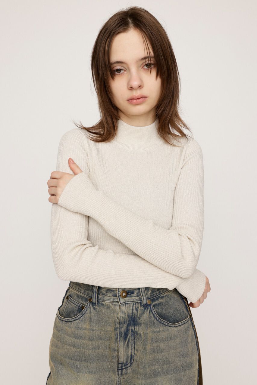 SLY「GLITTER COMPACT トップス」|ニット・セーター|