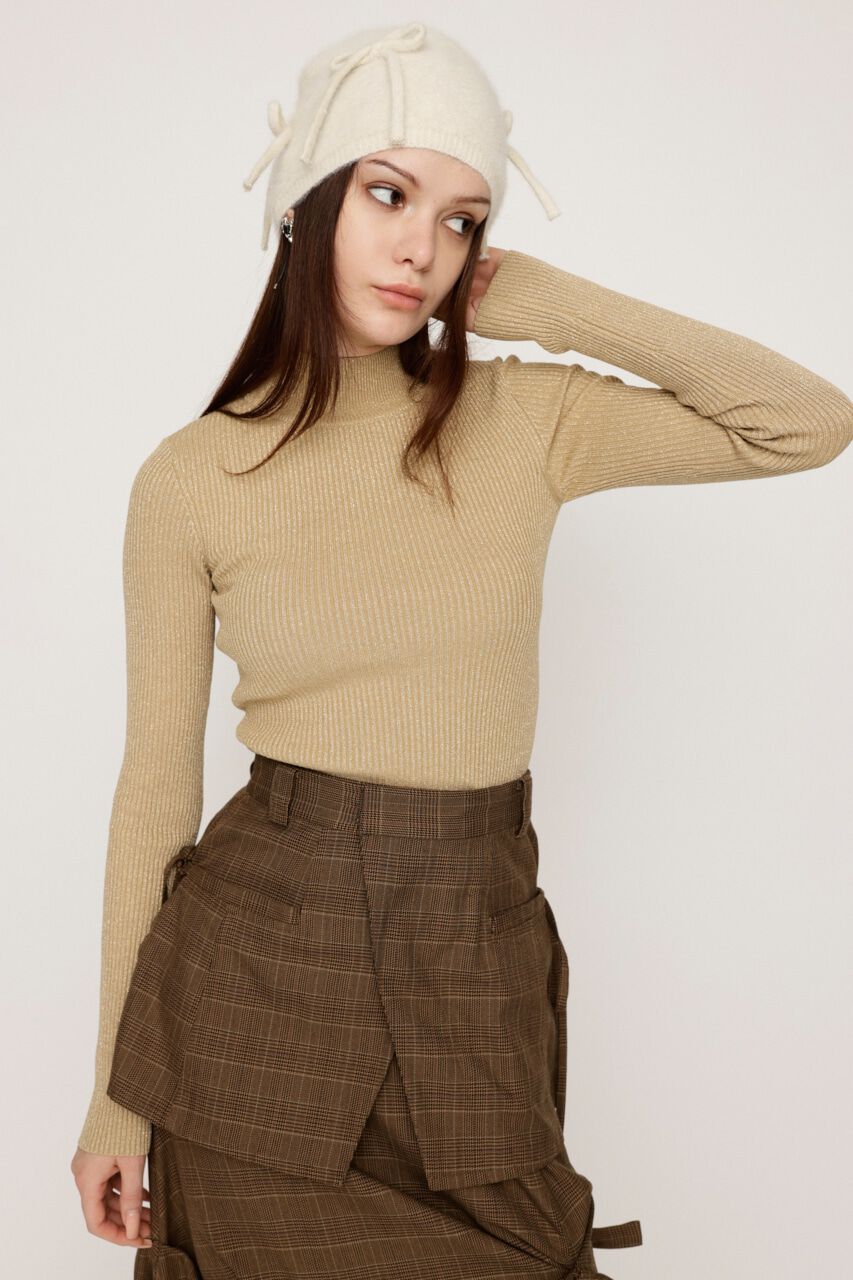 SLY「GLITTER COMPACT トップス」|ニット・セーター|