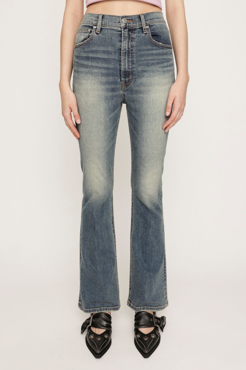 SLY「HW FLARE PT WITH ROICA（R）EF」|デニム|