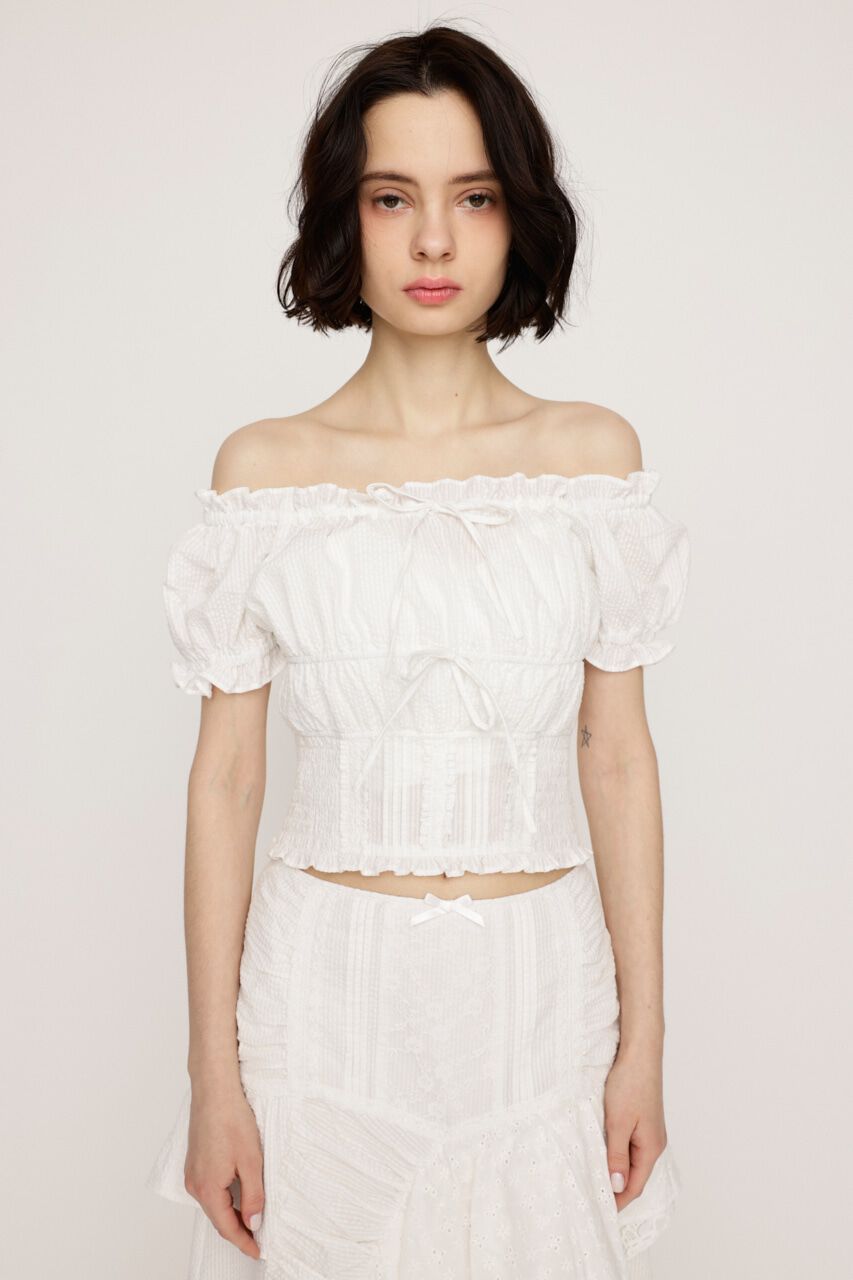 SLY「COTTON LACE トップス」|シャツ・ブラウス|