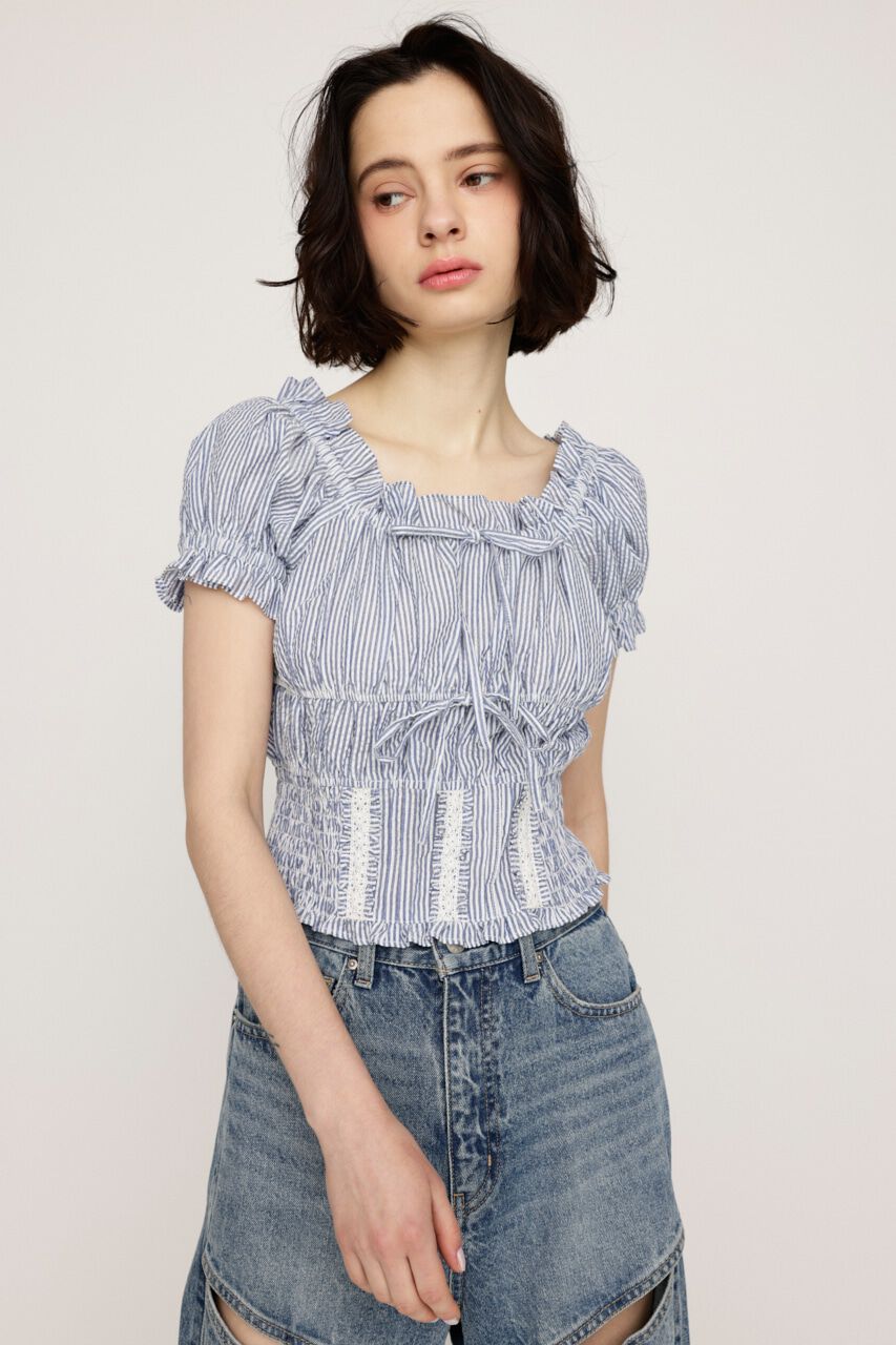 SLY「COTTON LACE トップス」|シャツ・ブラウス|