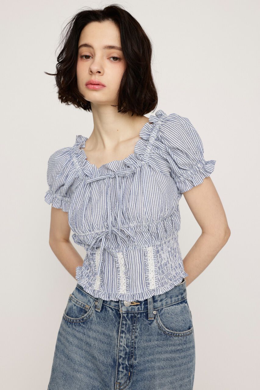 SLY「COTTON LACE トップス」|シャツ・ブラウス|