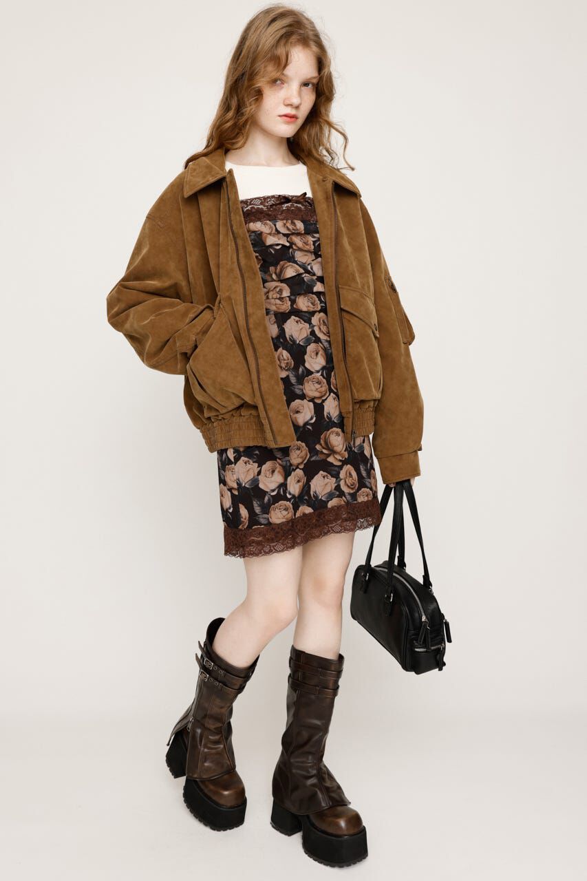 SLY「FLOWER LACE CAMI ショートワンピース」|ワンピース|