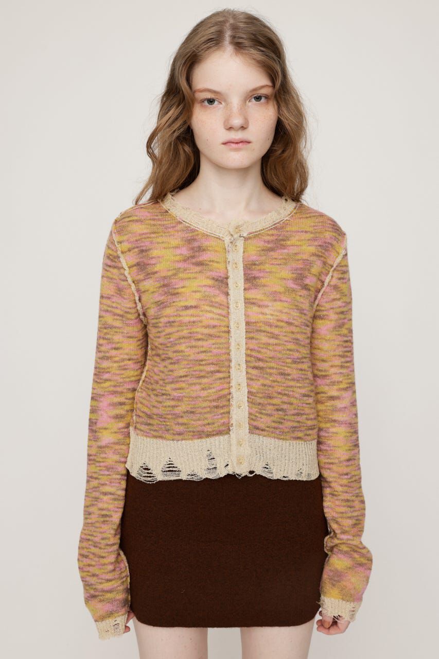 SLY「TWIN BLOOM KNIT カーディガン」|カーディガン|