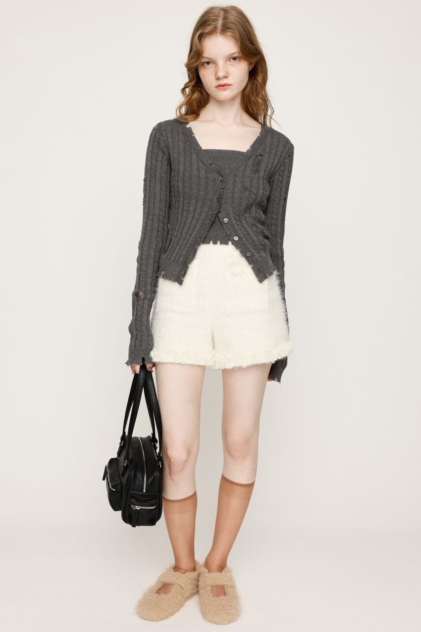 SLY「FLUFFY TWEED ショートパンツ」|その他|