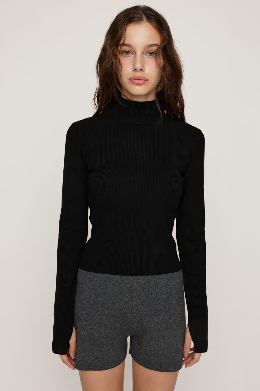 SLY「BASIC HG RIB H／N トップス」|ニット・セーター|