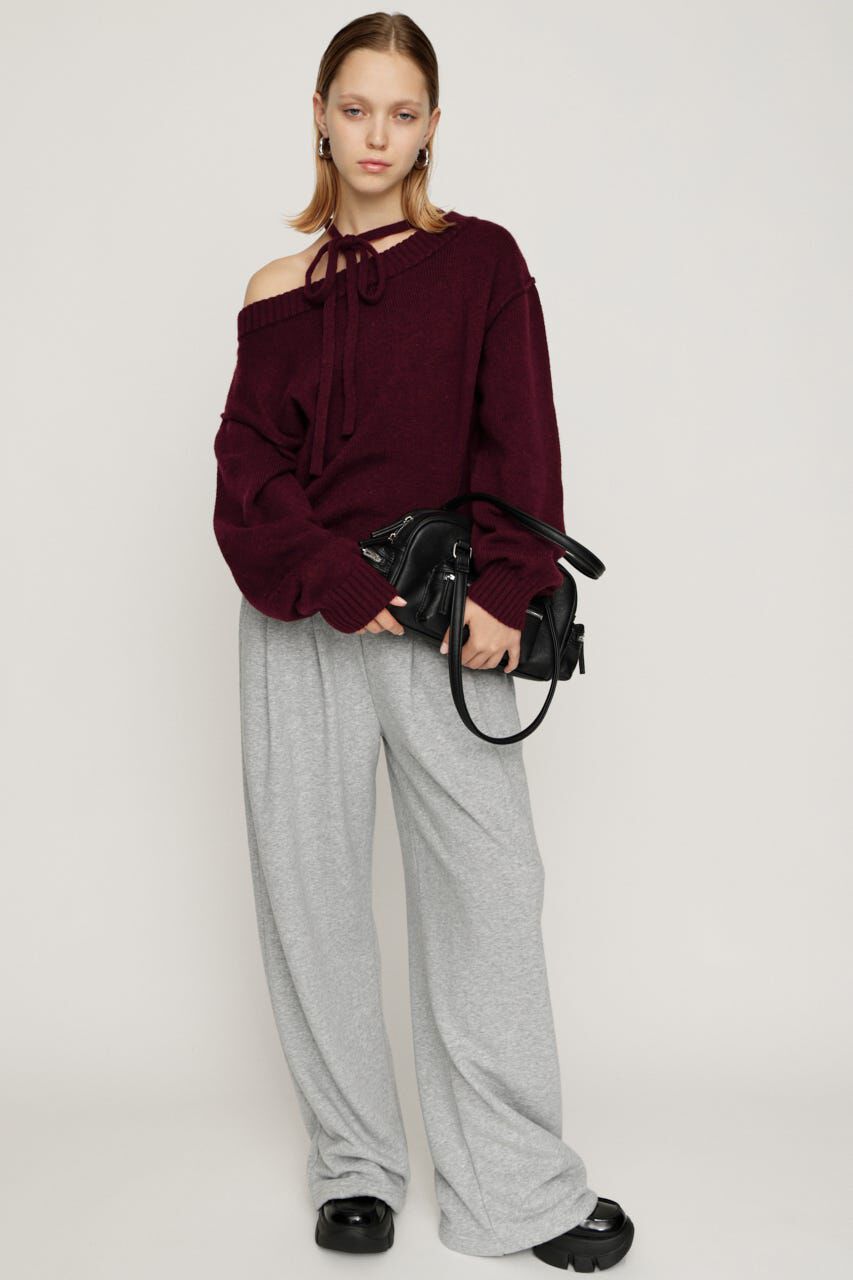 SLY「2WAY SHOULDER KNIT トップス」|ニット・セーター|