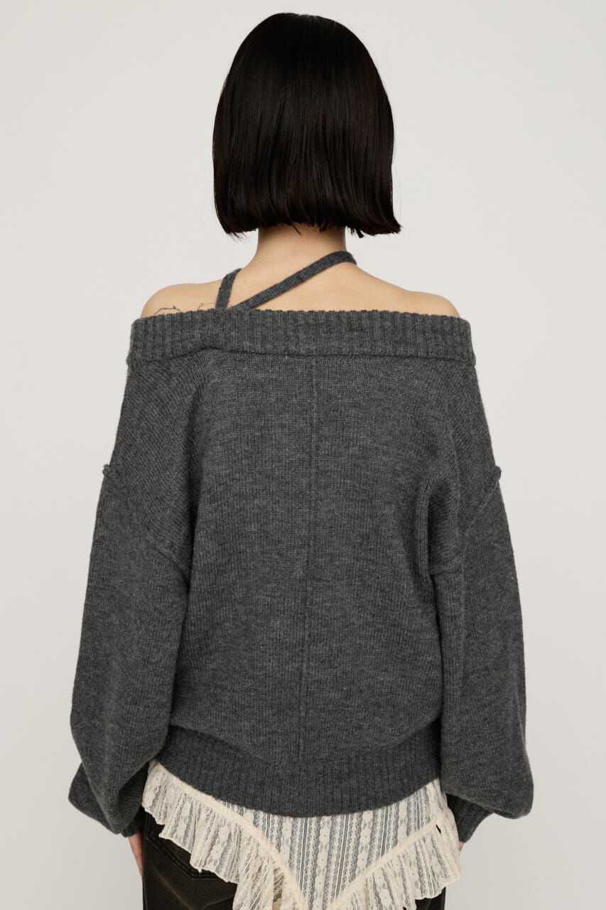 SLY「2WAY SHOULDER KNIT トップス」|ニット・セーター|