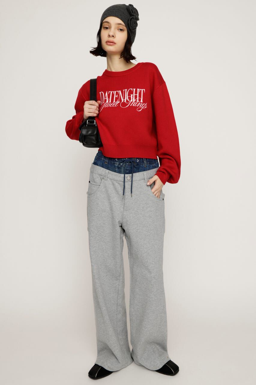 SLY「LAYERED WAIST DOCKING CUT パンツ」|その他|