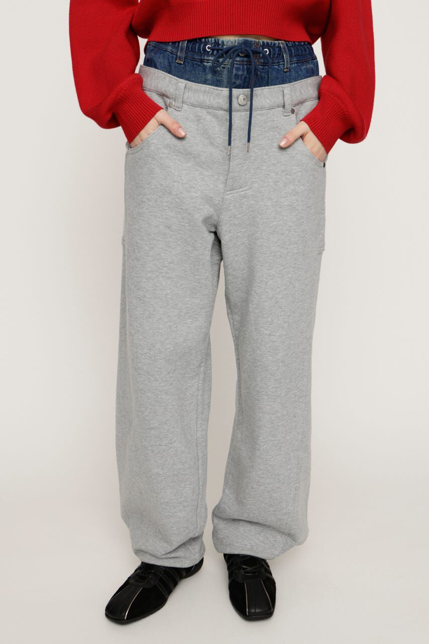 SLY「LAYERED WAIST DOCKING CUT パンツ」|その他|