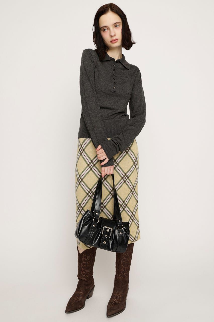 SLY「HG KNIT POLO トップス」|ニット・セーター|