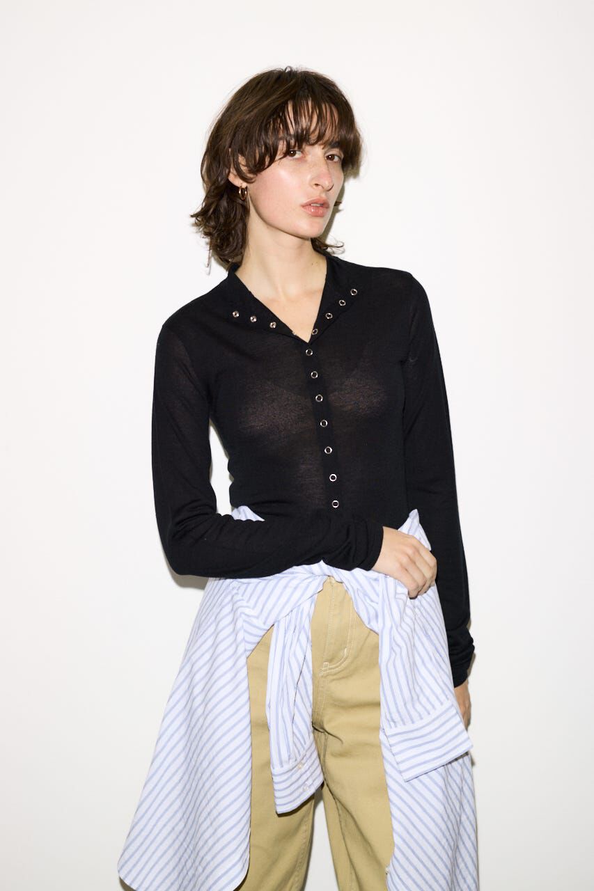 SLY「RING BUTTONS トップス」|ニット・セーター|